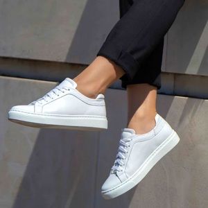M. Gemi The Palestra Due white leather sneakers